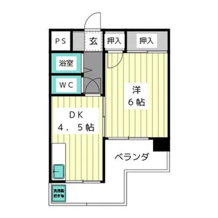 秀美寮【2階】の間取り