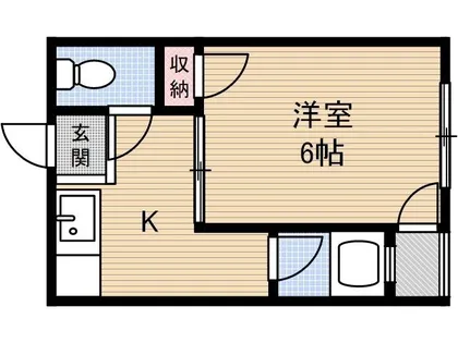 清風マンション【5階】の間取り