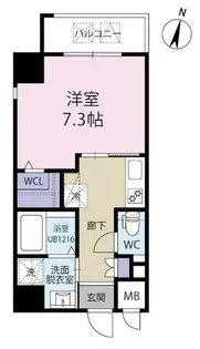 ラグーナ黒崎【7階】の間取り