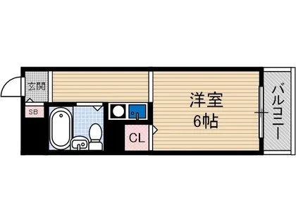 大池5番館【405号室】の間取り
