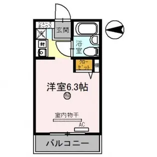 シャローム2【3階】の間取り