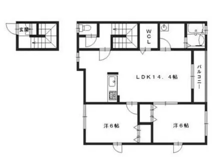 インパルス【2階】の間取り
