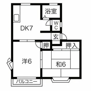 愛知県名古屋市緑区梅里1丁目【アパート】の間取り