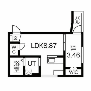 プリシェール笠寺【2階】の間取り