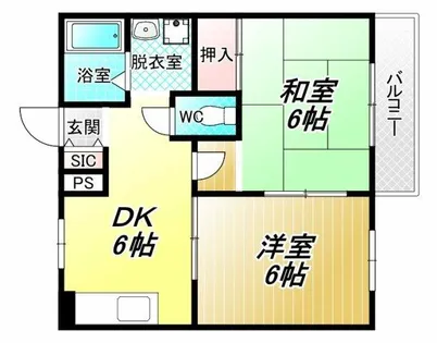 サマックスグランシャリオ【1階】の間取り