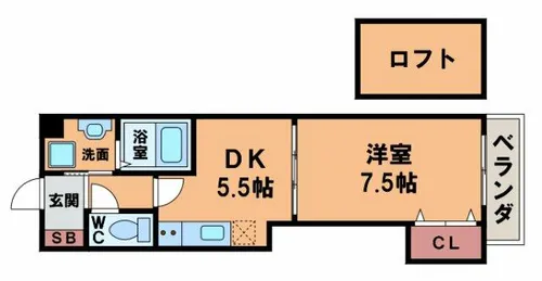 ブルージュ天王寺【3階】の間取り