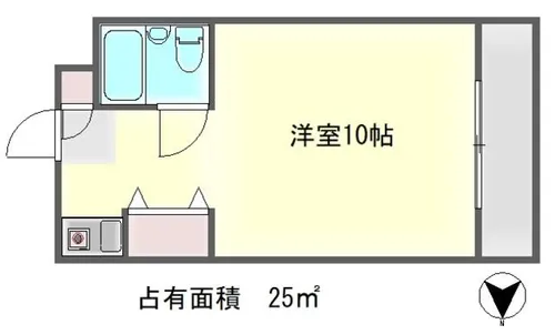 川端ハイツ【3階】の間取り