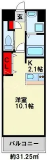 テイアイビルNo.8【502号室】の間取り