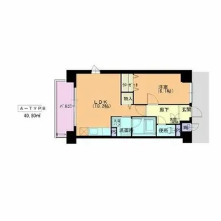 名藤ビル【6階】の間取り