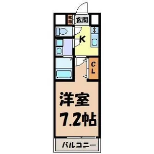 UURコート名古屋名駅【2階】の間取り
