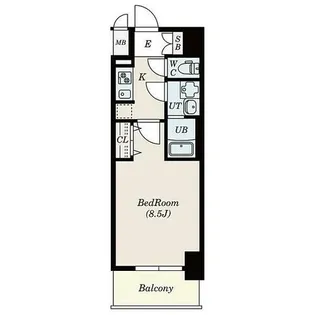 S-RESIDENCE金山West【8階】の間取り