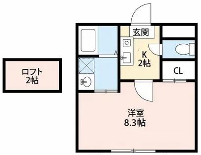 1Kの間取り画像