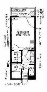 セザンヌ雲谷【1階】の間取り