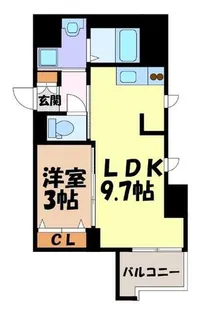 プレサンスTHE大須観音【7階】の間取り