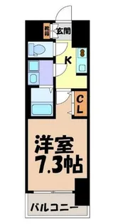 S-RESIDENCE池下駅前【6階】の間取り