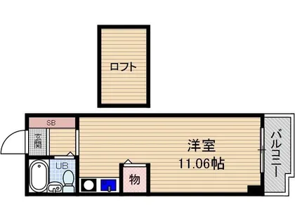 1Rの間取り画像