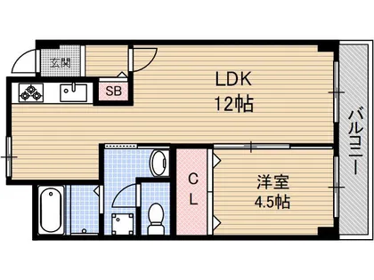 エルソフィア正雀2【101号室】の間取り