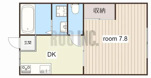 サンシティ野里【202号室】の間取り