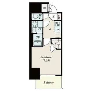 S-RESIDENCE堀田North【8階】の間取り