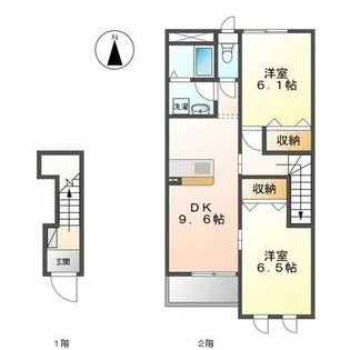 エルドラード【2階】の間取り