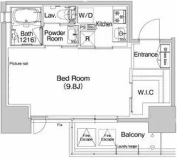 コンフォリア北浜【11階】の間取り