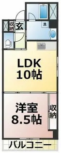 イマージュ池下【401号室】の間取り