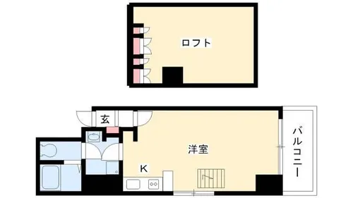 アル・ドゥ・6【8階】の間取り