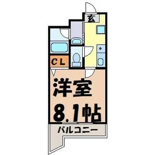 ISM金山【8階】の間取り