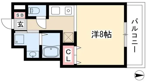 サン・錦本町ビル【1105号室】の間取り