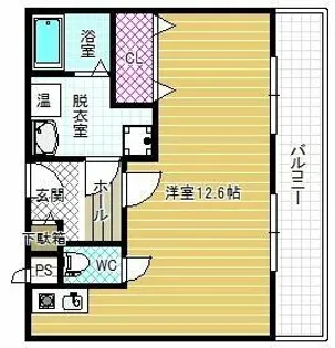 Grow Gold【3階】の間取り