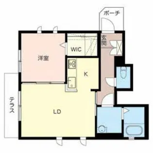 シャーメゾン城西【1階】の間取り