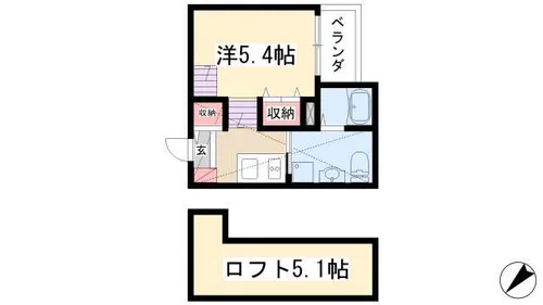 skip平針【103号室】の間取り