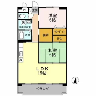 ファインビレッジ【3階】の間取り