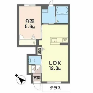 加西市北条町(シャーメゾンライグラス)【1階】の間取り
