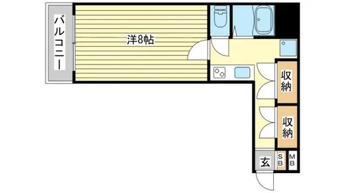 ルークレジデンス姫路Ⅲ【3階】の間取り