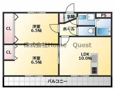 グランルージュ【1階】の間取り