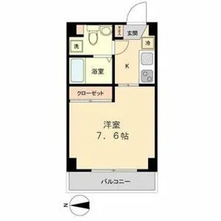 リアライズ高畑【5階】の間取り