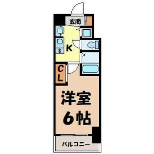 プレサンスSAKAEリバースタイル【4階】の間取り