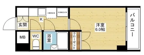 ローズコーポ新大阪8【1階】の間取り