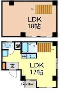 ハウス108今池公園【4階】の間取り