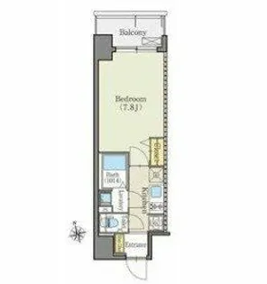 ファスティーナ志賀本通【7階】の間取り