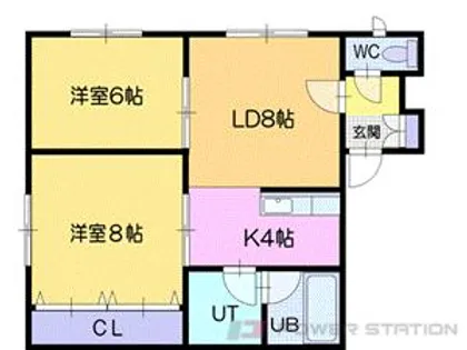 アメニティ相生II B棟【2階】の間取り