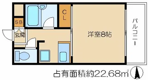 サンライフMS【1階】の間取り