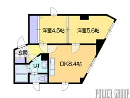 マンションカガヤ【2階】の間取り