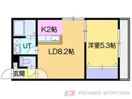 ミアモリエオタル【2階】の間取り