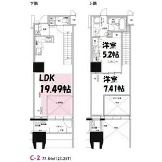 グラン・アベニュー白川公園【11階】の間取り