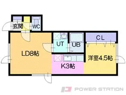 リバーハウス【2階】の間取り