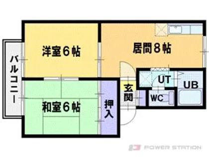 コーポ西沢【1階】の間取り