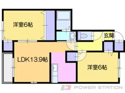 ドリームズⅡ【1階】の間取り