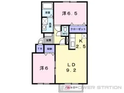 アメニティー桂【1階】の間取り